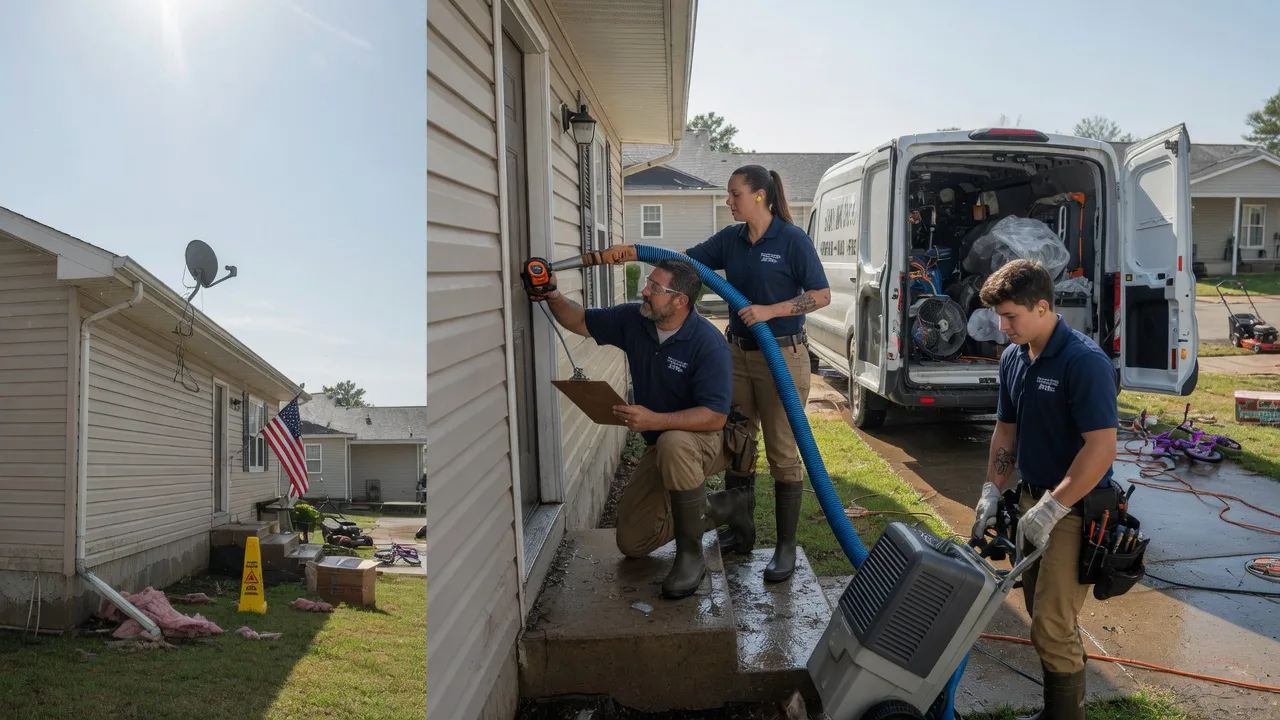 Ceiling Water Damage Restoration in Pottersdale, PA near me